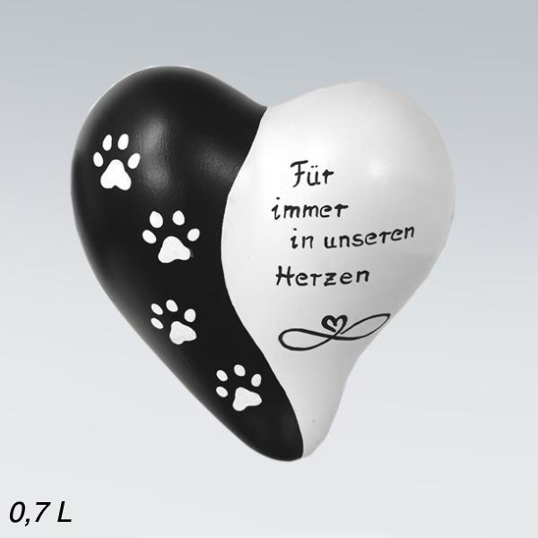 LK0154 Tierurne Herz "Ying-Yang"